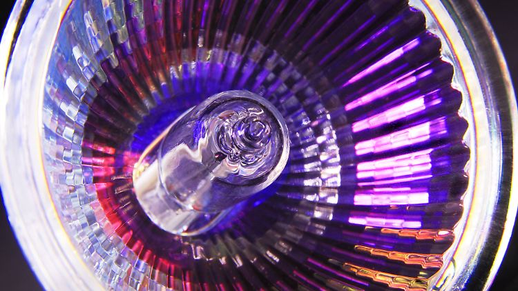 Eine Halogenlampe verursacht inklusive Anschaffungskosten bei täglicher Brenndauer von drei Stunden über zehn Jahre hinweg Kosten von rund 160 Euro. 