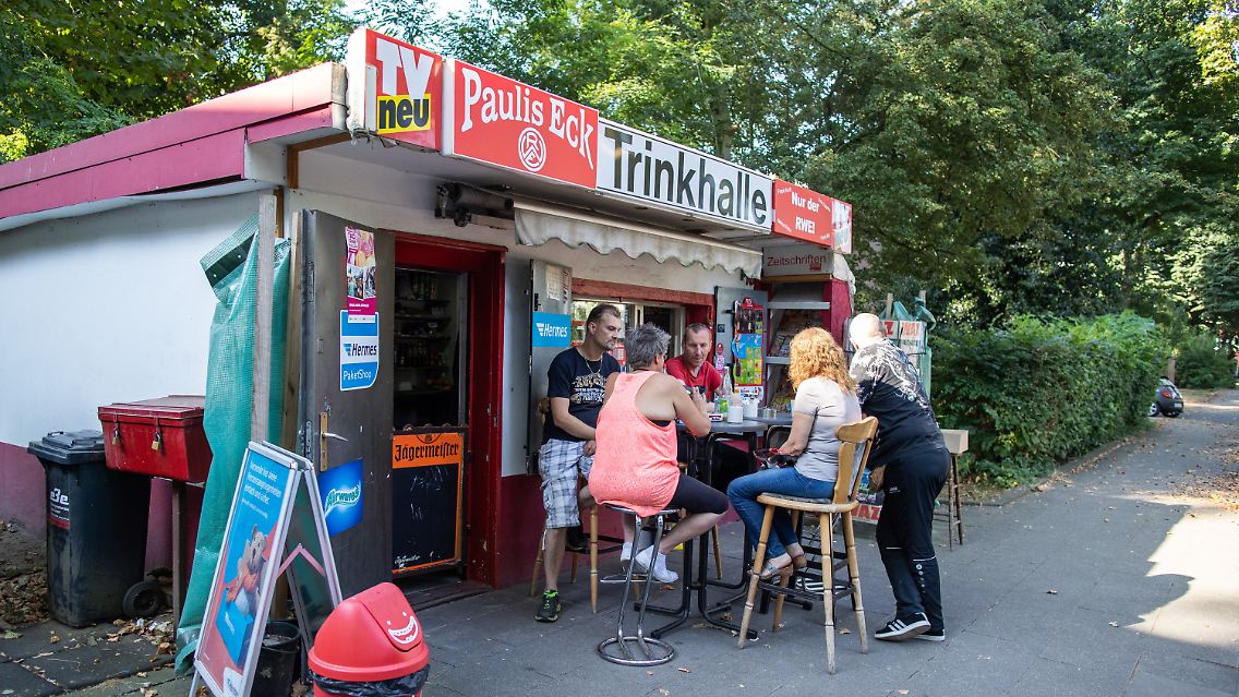 Ein typischer deutscher Kiosk. (Beziehungsweise eine Trinkhalle)