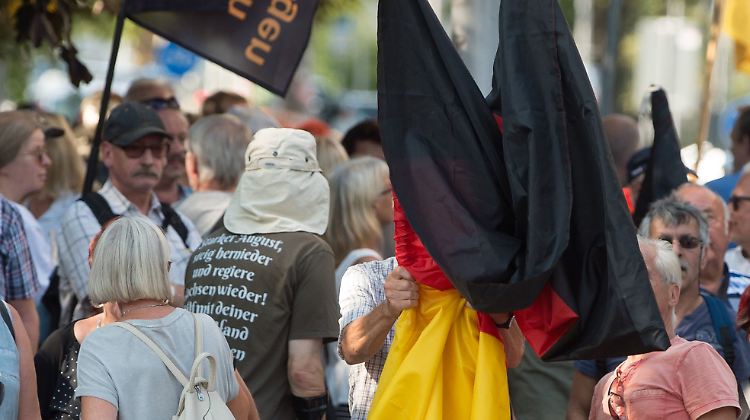 Teilnehmer der Pegida-Demo in Dresden in der vergangenen Woche.