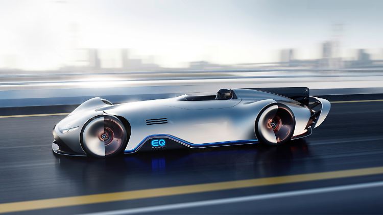 Ein waschechter Rennwagen: die Studie des Silver Arrow.