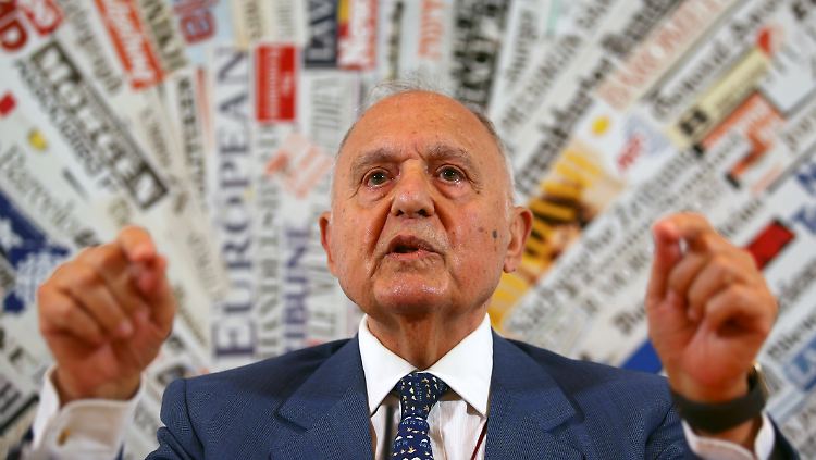Hat einen Plan: Paolo Savona, Italiens Minister für die Beziehungen mit Europa.
