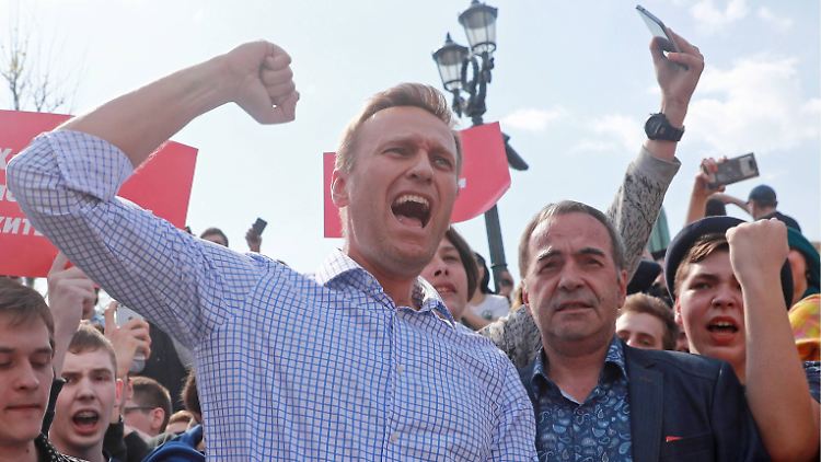 Nawalny hatte für den 9. September zu Protesten aufgerufen.