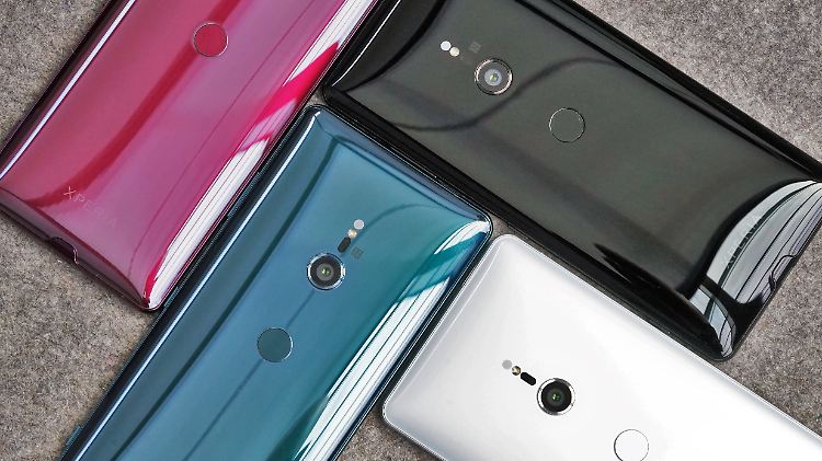 Das Sony Xperia XZ3 erscheint in vier Farben.