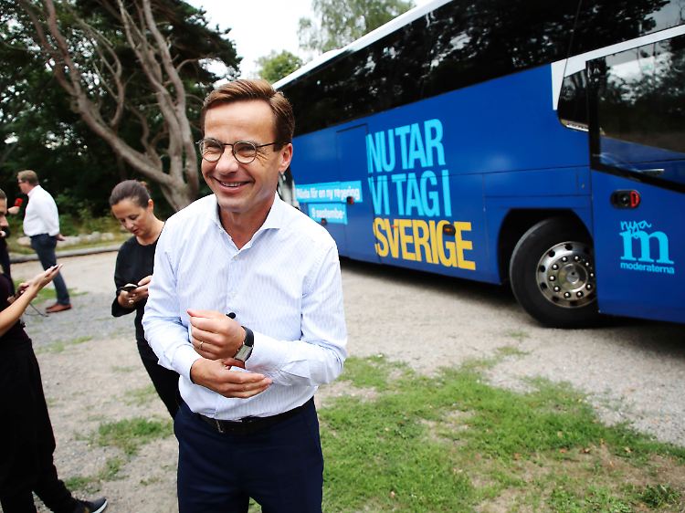 "Nun übernehmen wir Schweden": Moderaten-Chef Ulf Kristersson will auf den Ministerpräsidenten-Sessel.