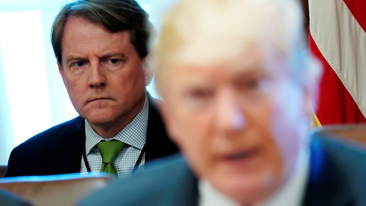 Don McGahn hat mit dem Sonderermittler Robert Mueller kooperiert.