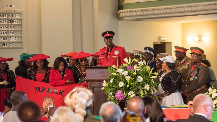 Paramount Chief Vekuii Rukoro sprach in seiner Rede Klartext.