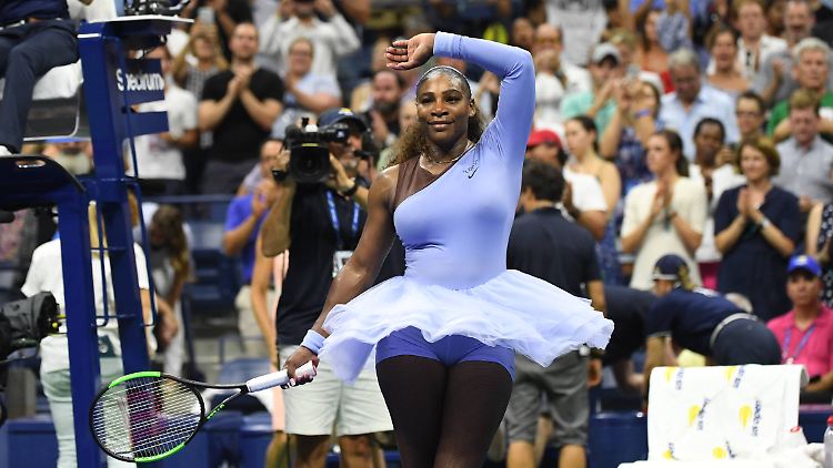 Serena Williams erteilt Carina Witthöft bei den US Open eine gewaltige Abfuhr.