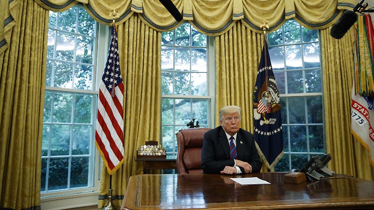 "Wenn er das will": US-Präsident Donald Trump spricht auf Twitter von sich selbst in der dritten Person.