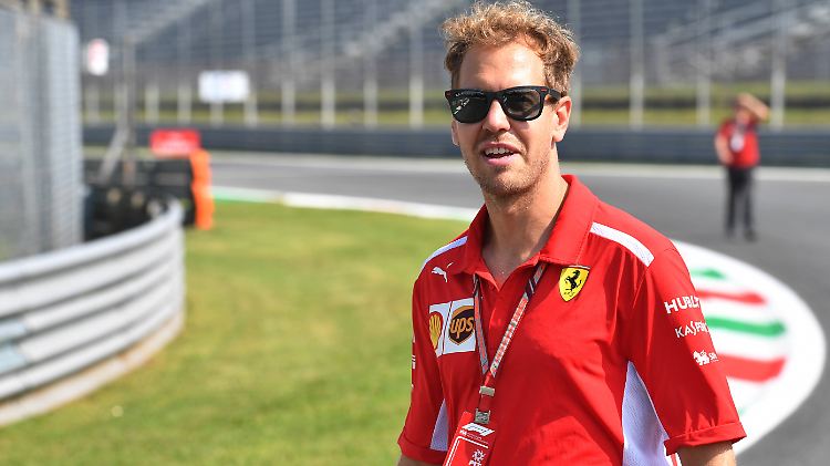 Voller Vorfreude auf das Ferrari-Heimspiel: Sebastian Vettel.