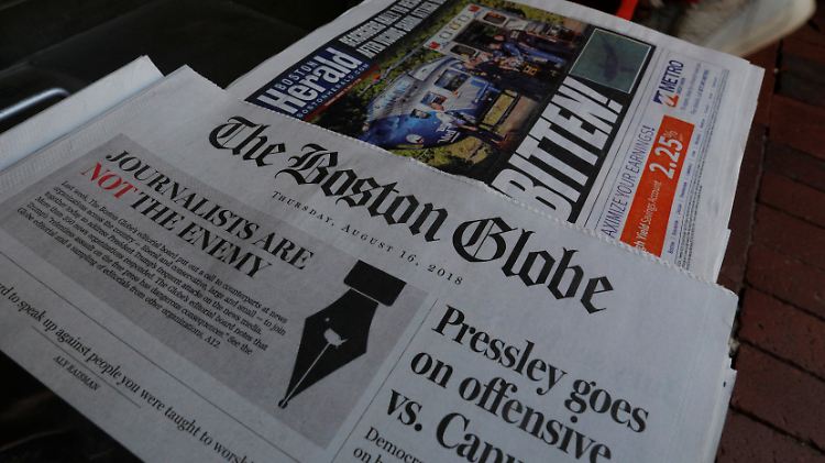 Die Zeitung initiierte eine Aktion gegen die verbalen Attacken von Donald Trump.