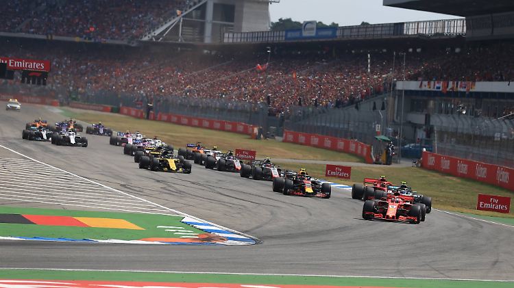 Die Formel 1 wird auch in der kommenden Saison - wie hier am 22. Juli - auf dem Hockenheimring gastieren.
