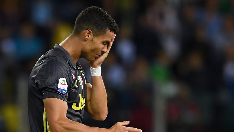 Nächste Nullrunde: Cristiano Ronaldo wartet weiter auf sein erstes Ligator für Juventus Turin.