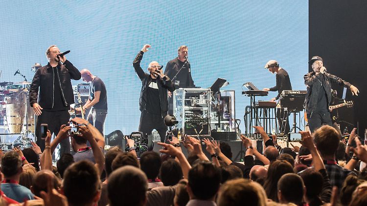 Die Fantastischen Vier rappten im Berliner "Kraftwerk".