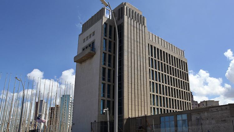 Die US-Botschaft in Havanna könnte Ort eines Anschlag mit Wellen geworden sein. 