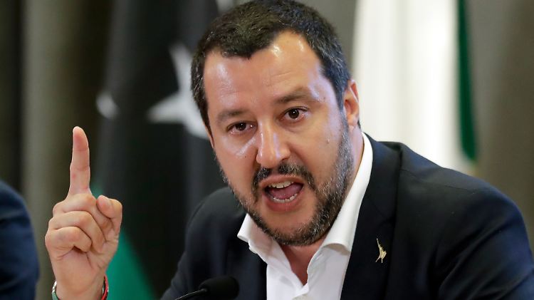 Matteo Salvini betonte, er wolle "alle Ankünfte" von Migranten unterbinden.
