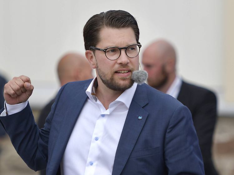 Die Schwedendemokraten von Jimmie Åkesson werden nach Lage der Dinge starke Gewinne verbuchen.