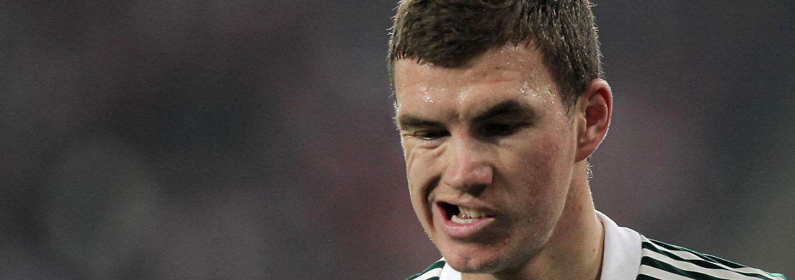 Für 40 Millionen Euro zu haben: Edin Dzeko.