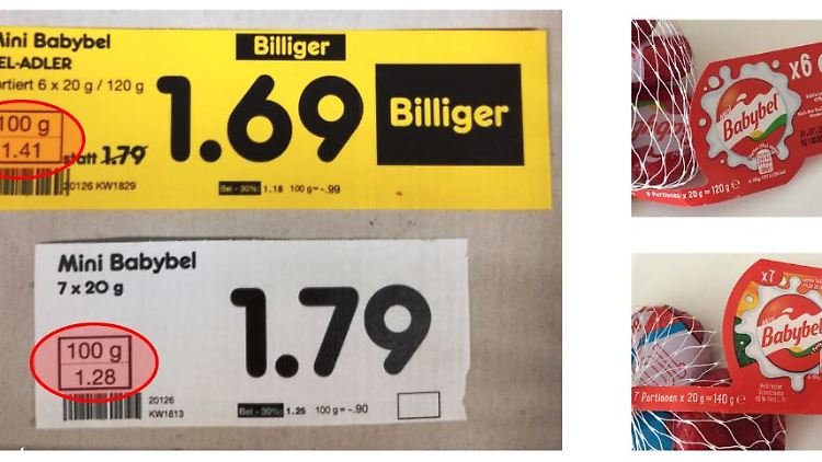 Die vzhh wirft Netto Taschenspielertricks vor (Bildquelle: Verbraucherzentrale Hamburg).  