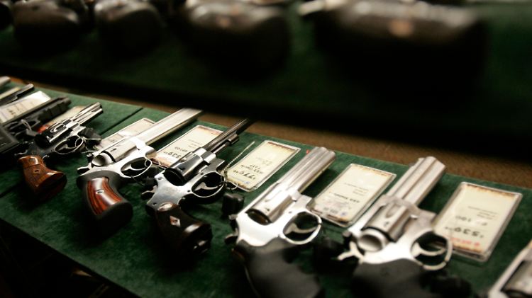 Rund 250 Millionen Kleinwaffen sind in den USA im Umlauf