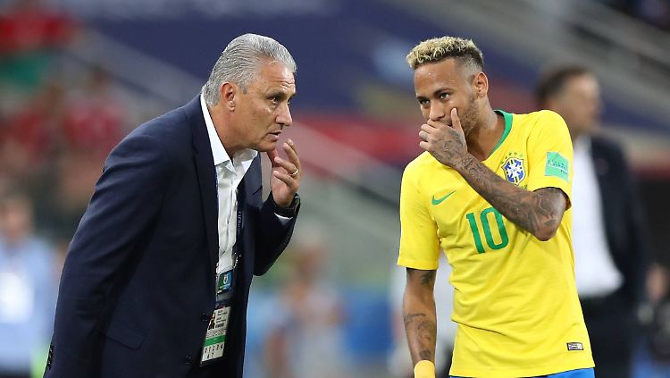 Der Superstar und sein Coach: Beide stehen in Brasilien in der Kritik.