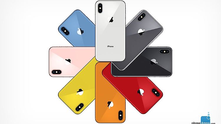 So stellt sich "PhoneArena" die Farben der neuen iPhones vor.