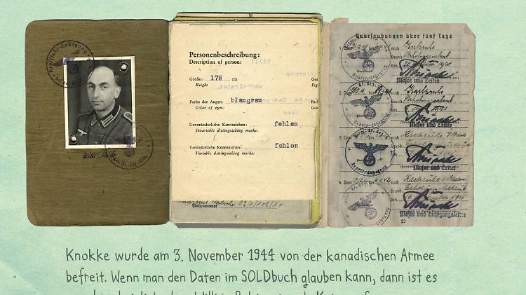 Das Soldbuch von Krugs Großvater.