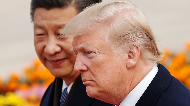 China Präsident Xi Jinping und US-Präsident Donald Trump.