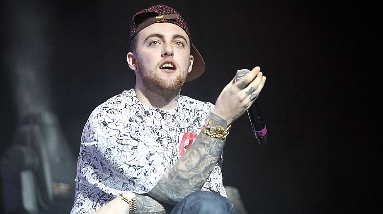 Mac Miller bei einem Konzert im Jahr 2012. 