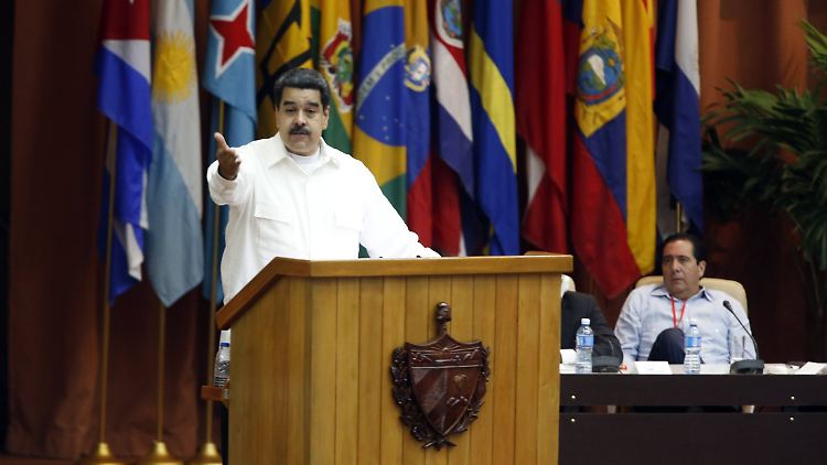 Entging erst im Juli einem Attentat auf seine Person: Präsident Nicolas Maduro. 
