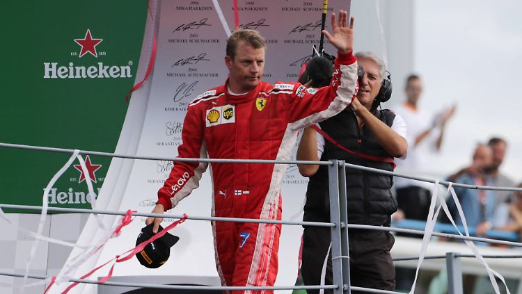 Tschüss, Ferrari: Kimi Räikkönen verlässt den italienischen Rennstall.