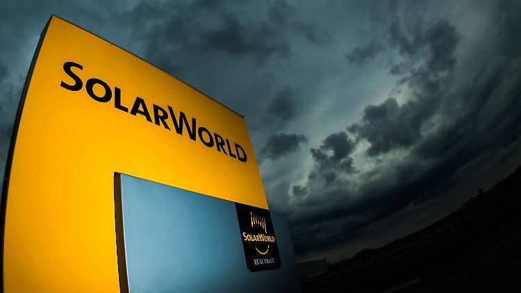 Untergangsstimmung bei Solarworld: Bundesweit stehen alle Werke still.