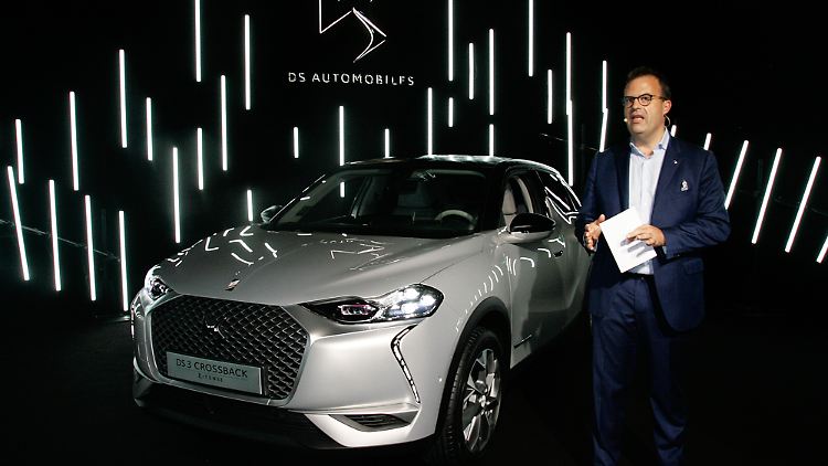 Yves Bonnefont, CEO von DS Automobiles, präsentiert
den DS3 Crossback.