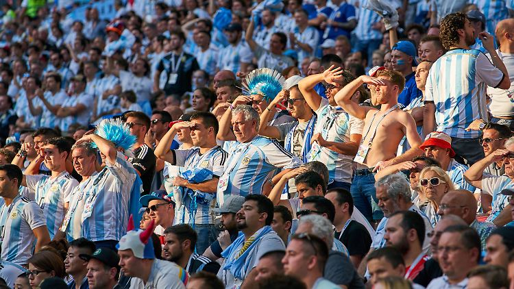 Stimmungstechnisch war alles gut bei den argentinischen WM-Fans - nur inhaltlich nicht.