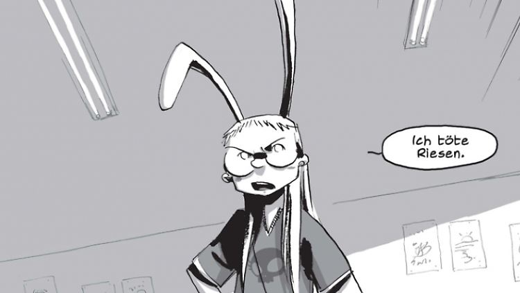 "Ich töte Riesen", sagt Barbara und erntet dafür Gelächter (aus: "I Kill Giants").