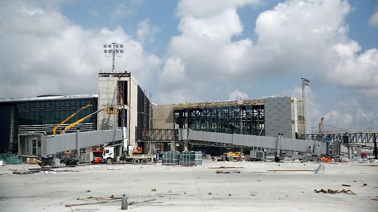 Der noch namenlose neue Flughafen gehört zu den ambitioniertesten Projekten von Präsident Recep Tayyip Erdogan.