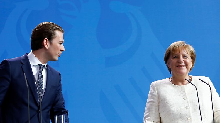 Kurz und Merkel trafen sich dieses Jahr wiederholt.