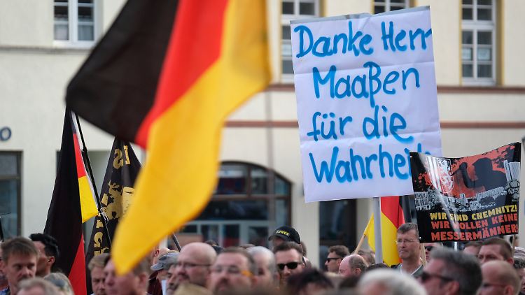 Rund 1300 Menschen folgten dem Aufruf mehrerer Vereine - darunter des Dresdner Pegida-Bündnisses.