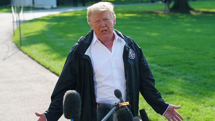 "Wenn sie nicht auftaucht, wäre das bedauerlich", sagt US-Präsident Trump über die Anhörung des mutmaßlichen Opfers.