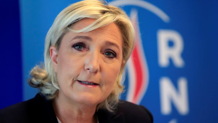 "Es ist einfach haarsträubend", sagt Marine Le Pen über das drohende Gutachten.