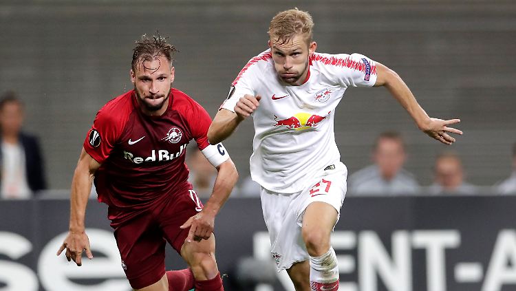 Verkehrte Welt im Dosenduell: Salzburg schlägt Leipzig im eigenen Stadion.