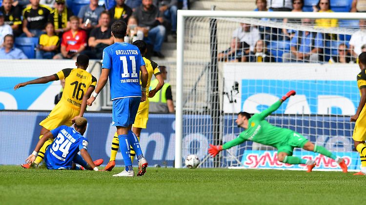 Joelinton sorgte für die verdiente Hoffenheimer Führung gegen Dortmund.