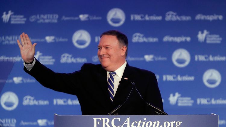 US-Außenminister Mike Pompeo glaubt, dass die USA am längeren Hebel sitzen.