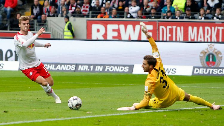 Nationalstürmer Timo Werner agierte im Leipziger Angriff ineffizient.