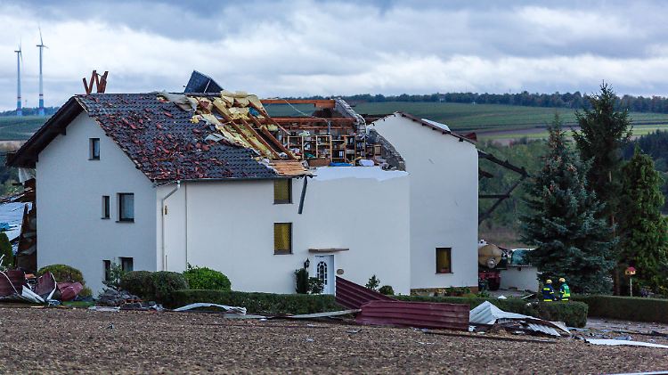 Orkanartige Böen richteten zahlreiche Schäden in Rheinland-Pfalz.