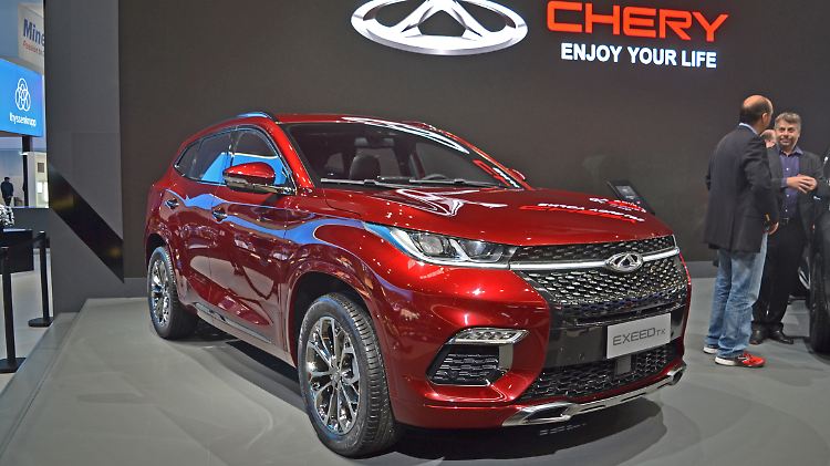 Bereits auf der IAA im Jahr 2017 präsentierte Chery sein Kompakt-SUV Exeed TX. 