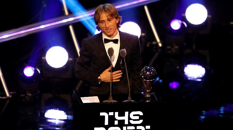 "Das war eine unglaubliche Saison", sagte Luka Modric.