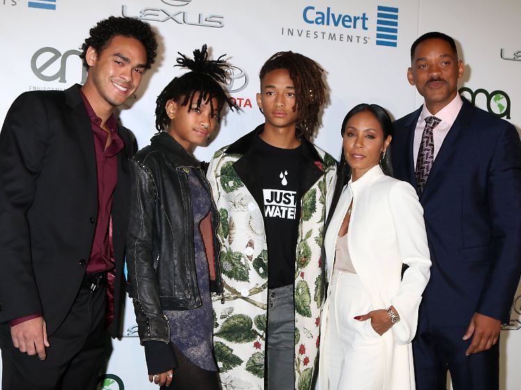 The Smith: Trey, Willow, Jaden, Jada Pinkett und Will im Oktober 2016.
