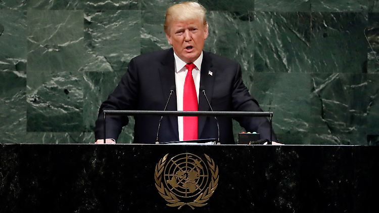 Donald Trump warf dem Iran vor, Terrorismus zu finanzieren.