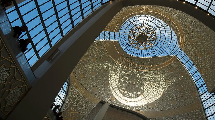 Die neue Zentralmoschee in Köln soll am Samstag eröffnet werden.