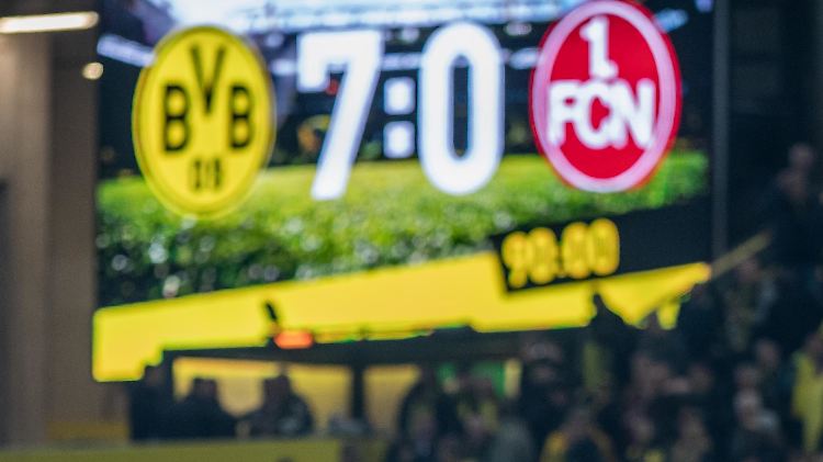 Das 7:0 gegen Nürnberg war Dortmunds höchster Sieg in der Bundesliga seit 32 Jahren.